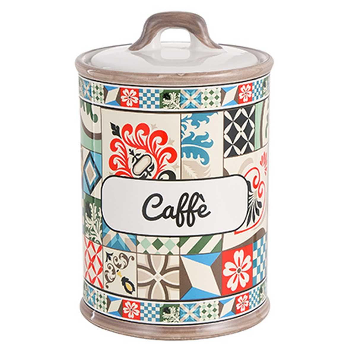 Barattolo Cermica Stoneware Positano Caff cm.16 | Montemaggi