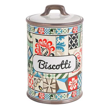 Biscottiera Ceramica Stoneware Positano cm.13xh21 | Montemaggi