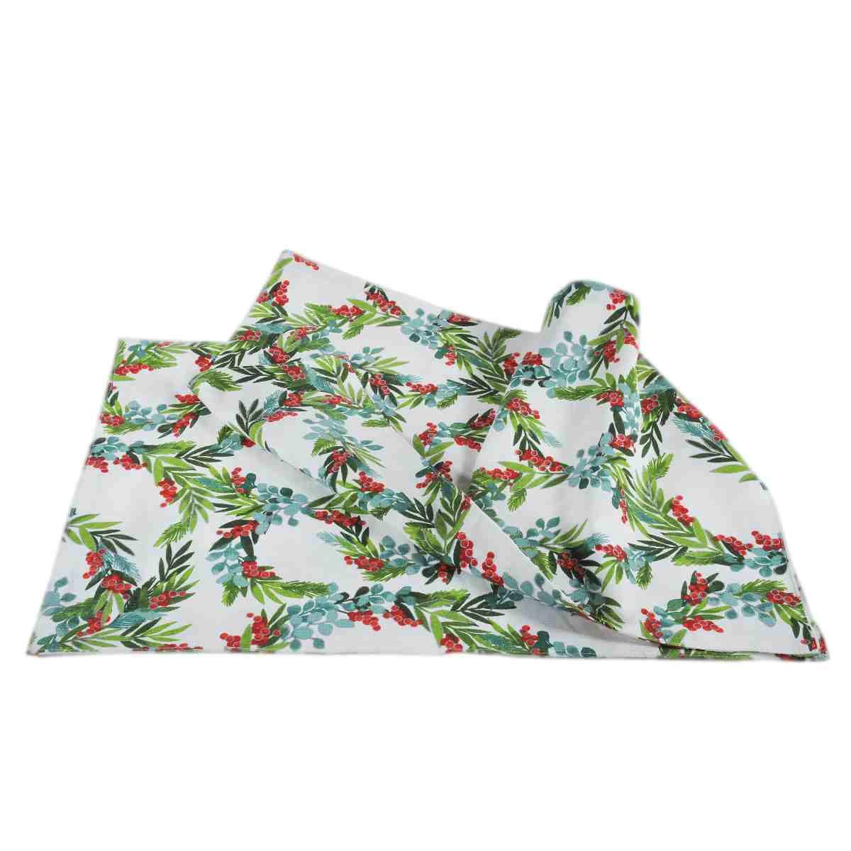 Tovaglietta Natalizia Americana Agrifogli cm.33x48 pz.2 |Montemaggi