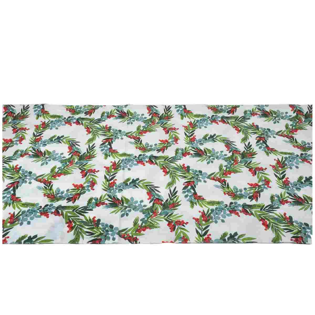 Runner Tavola cm.45x150 Fantasia Natalizia Agrifoglio |Montemaggi