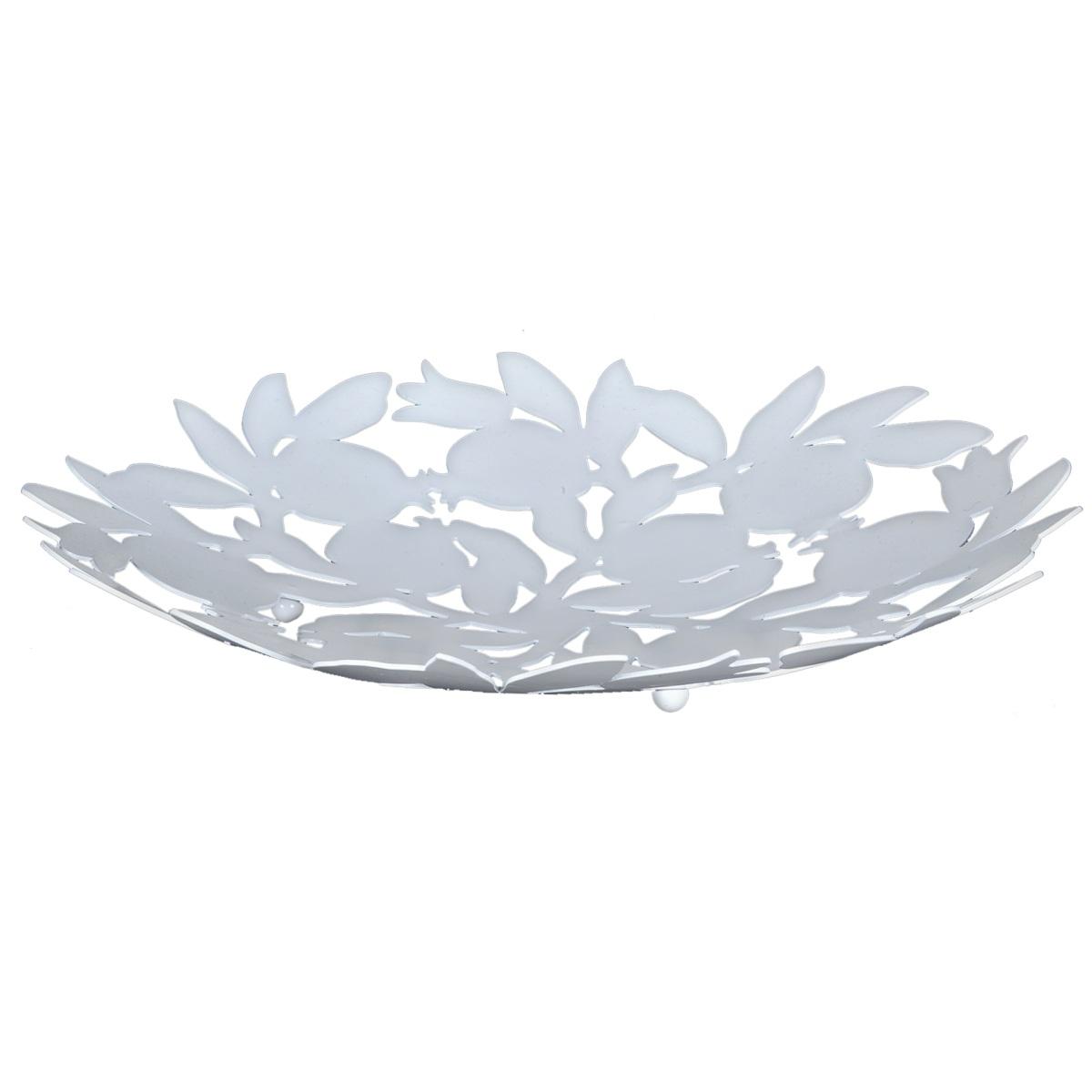 Porta Frutta Metallo Melograno Bianco cm.30 | Montemaggi