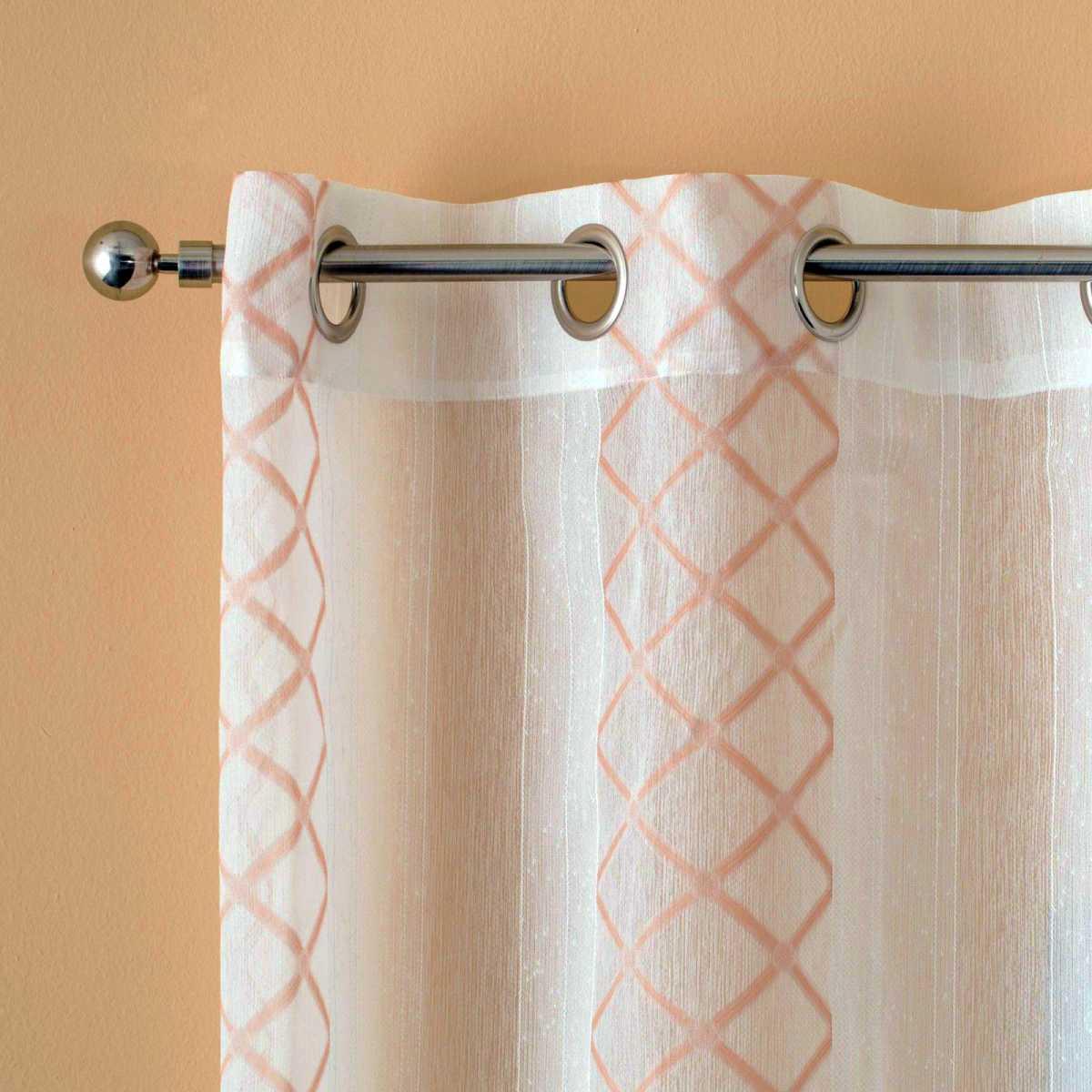 Tenda Agra Bianca Rosa Cipria cm.140x280 | Angelo Carillo