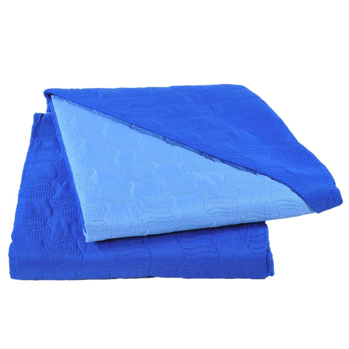 Trapunta Matrimoniale Funity Blu cm.260x260 | Angelo Carillo