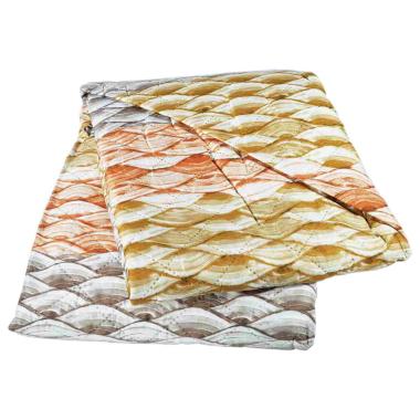 Trapunta Matrimoniale Wave Beige cm.260x260 | Angelo Carillo