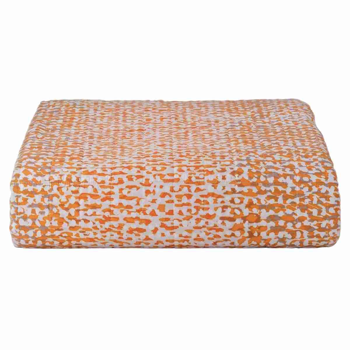 Trapunta Singola Stain Arancio cm.70x260 | Angelo Carillo
