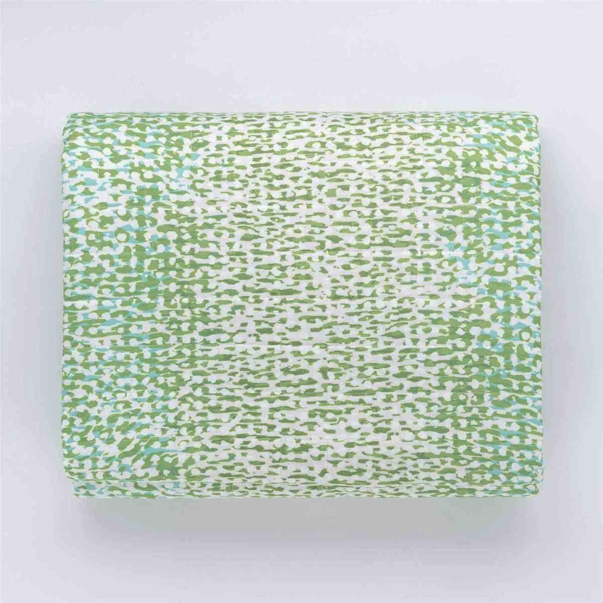 Trapunta Singola Stain Verde cm.170x260 | Angelo Carillo