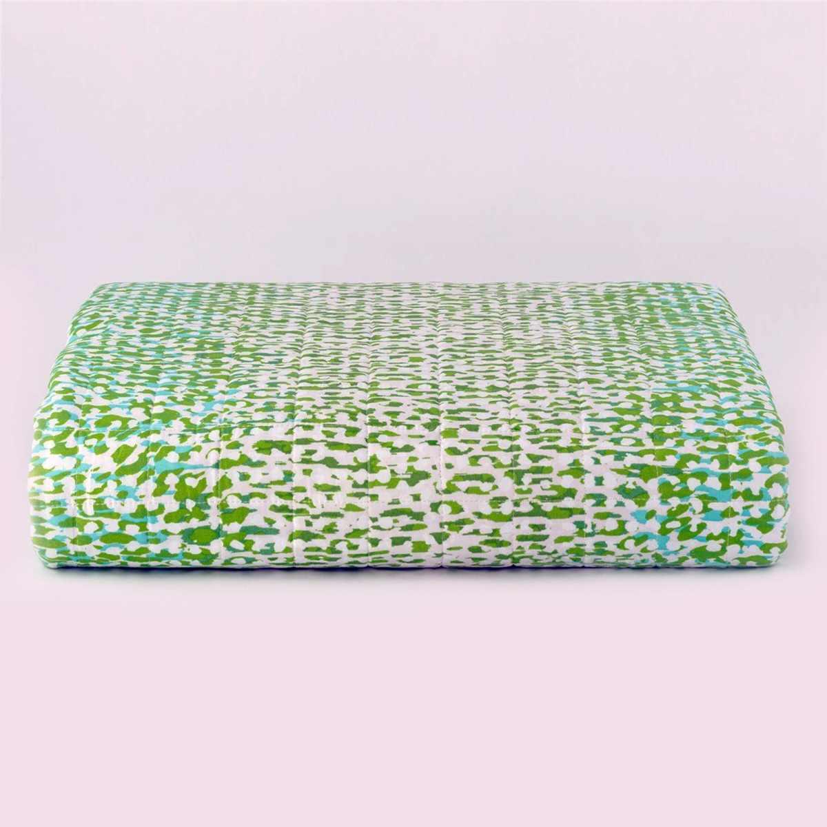 Trapunta Singola Stain Verde cm.170x260 | Angelo Carillo