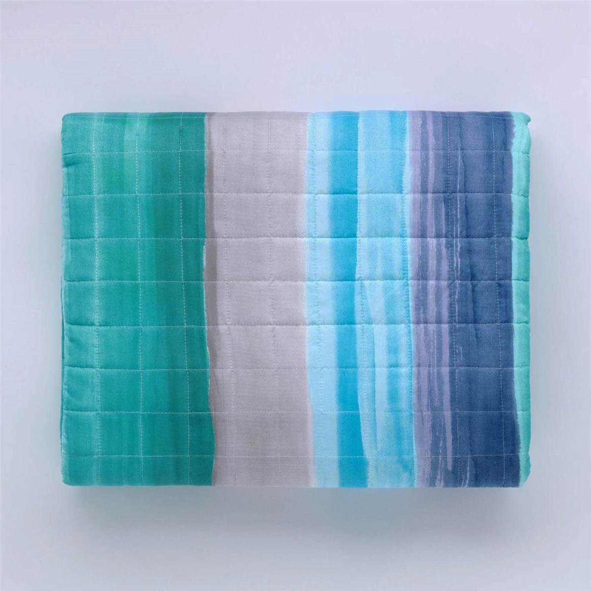 Trapunta Singola Mykonos Blu Azzurro cm.170x260 | Angelo Carillo