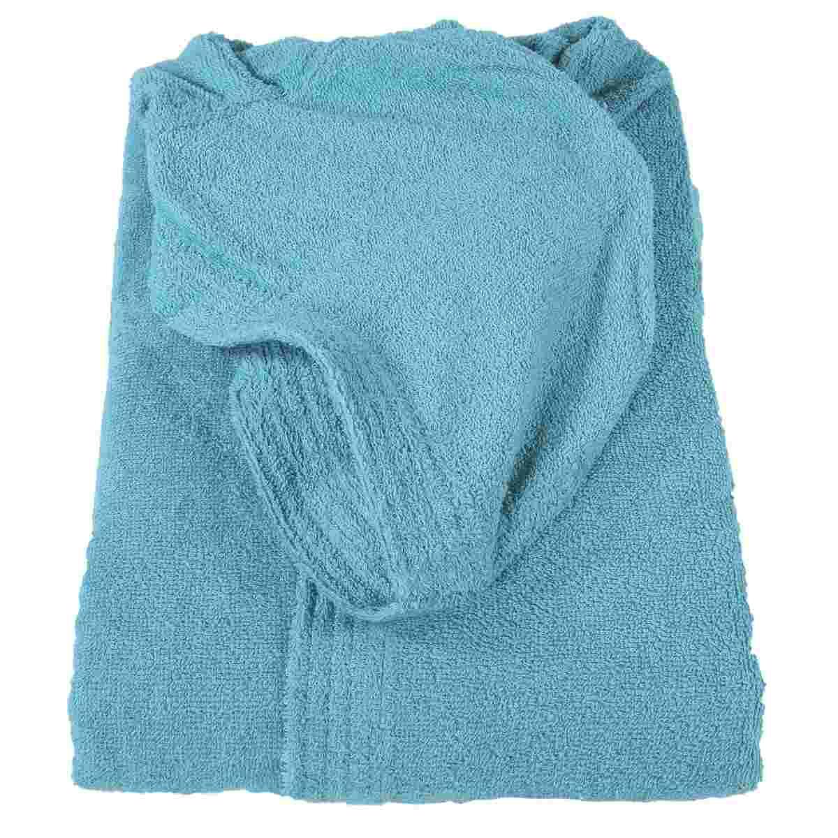 Accappatoio Basic Azzurro Adulto | Angelo Carillo