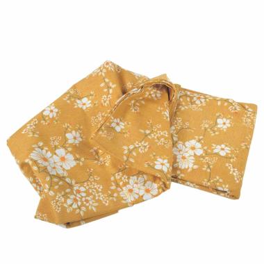 Copriletto Matrimoniale Opera Giallo cm.250x275 | Angelo Carillo