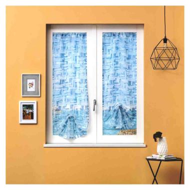 Tenda Coppia Nolita Regolabile Blu 60x230 | Angelo Carillo