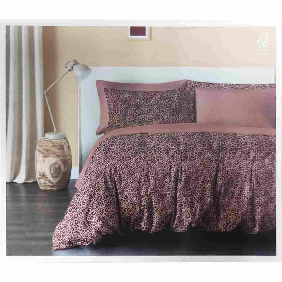 Copripiumino Singolo Leopard Blu Avio | Angelo Carillo