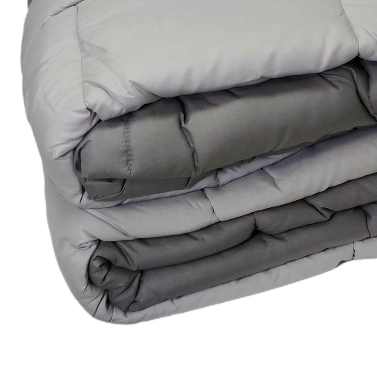 Trapunta 1 Piazza e e Mezza Loren Grigio cm.220x260 | Angelo Carillo