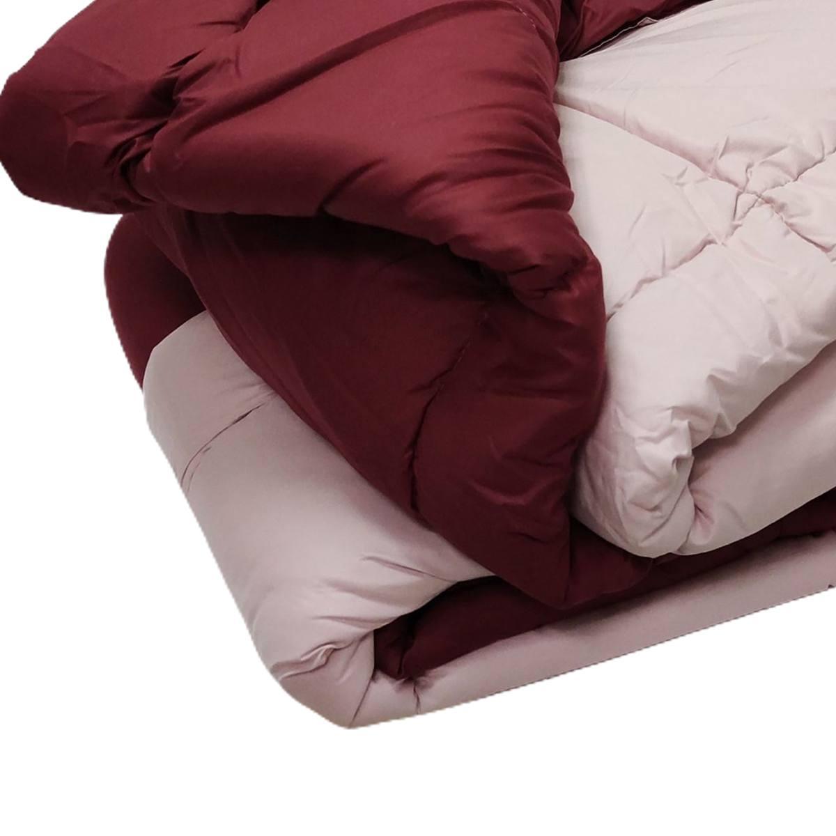 Trapunta Matrimoniale Loren Bordeaux cm.60x260 | Angelo Carillo