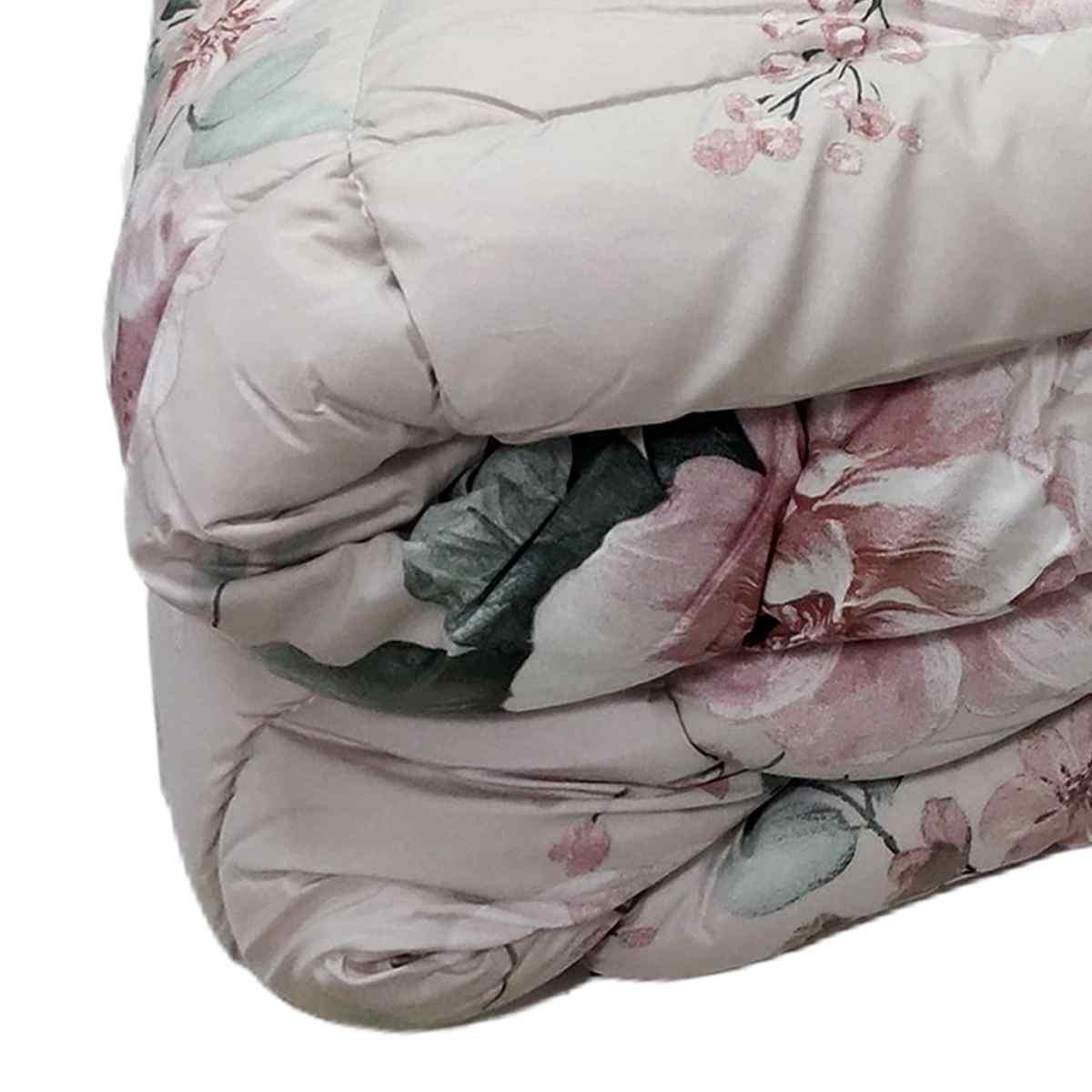 Trapunta Matrimoniale Amanda Rosa cm.60x260 | Angelo Carillo