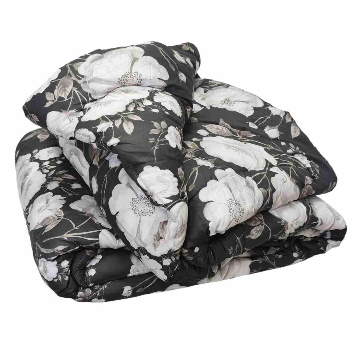 Trapunta 1 Piazza e Mezza Charlotte Grigia cm.20x260 | Angelo Carillo