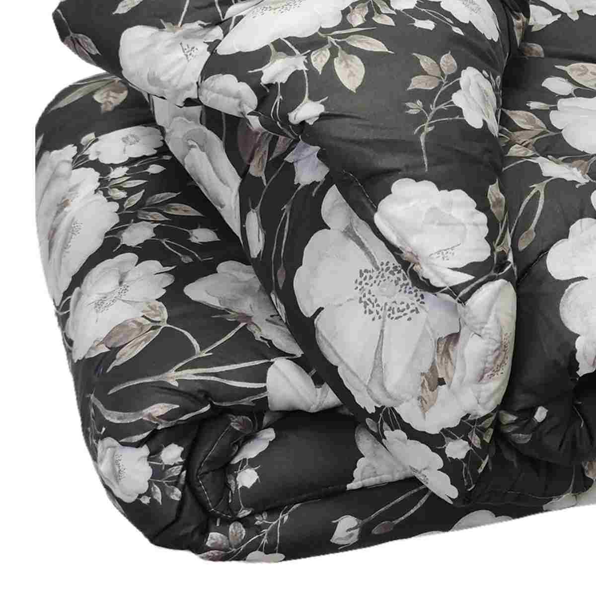 Trapunta 1 Piazza e Mezza Charlotte Grigia cm.20x260 | Angelo Carillo