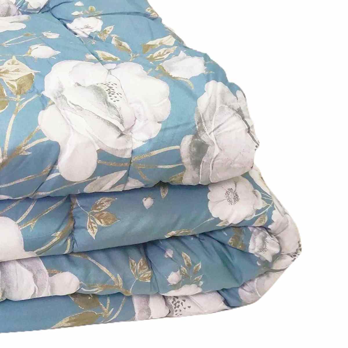 Trapunta Singola Charlotte Azzurra cm.70x260 | Angelo Carillo