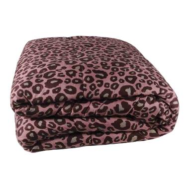 Trapunta 1 Piazza e Mezza Leopard Rosa cm.20x260 | Angelo Carillo