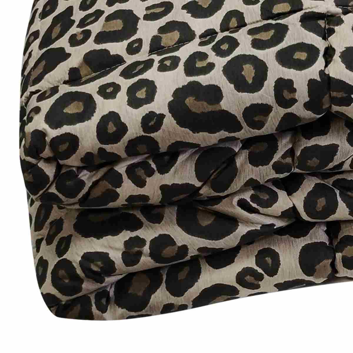Trapunta Singola Leopard Marrone cm.70x260 | Angelo Carillo