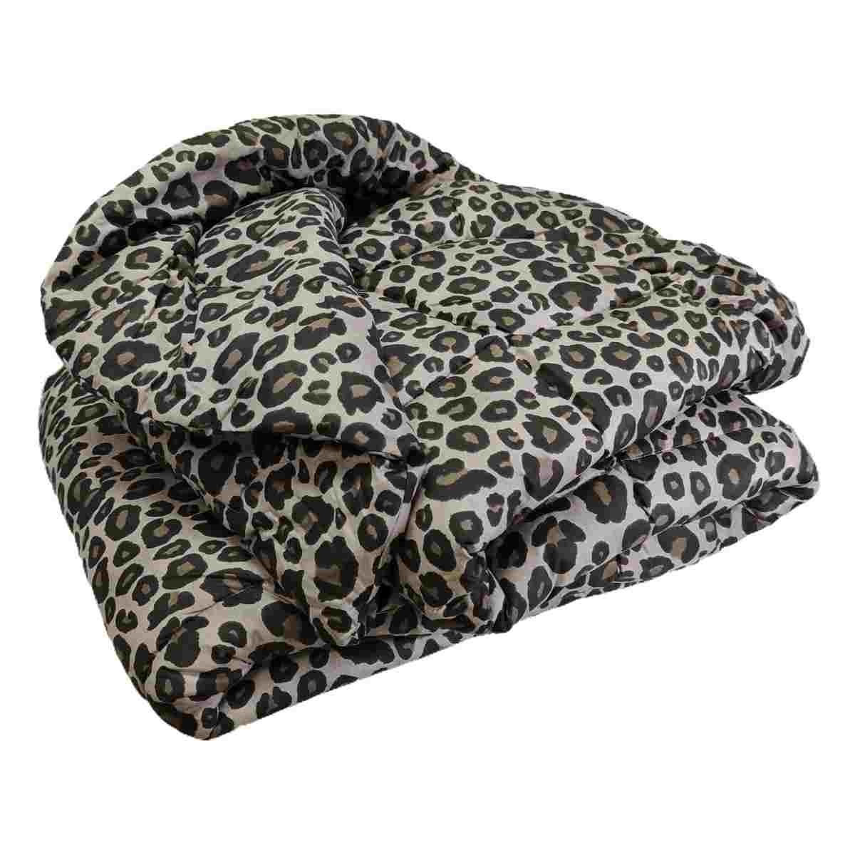 Trapunta Singola Leopard Marrone cm.70x260 | Angelo Carillo