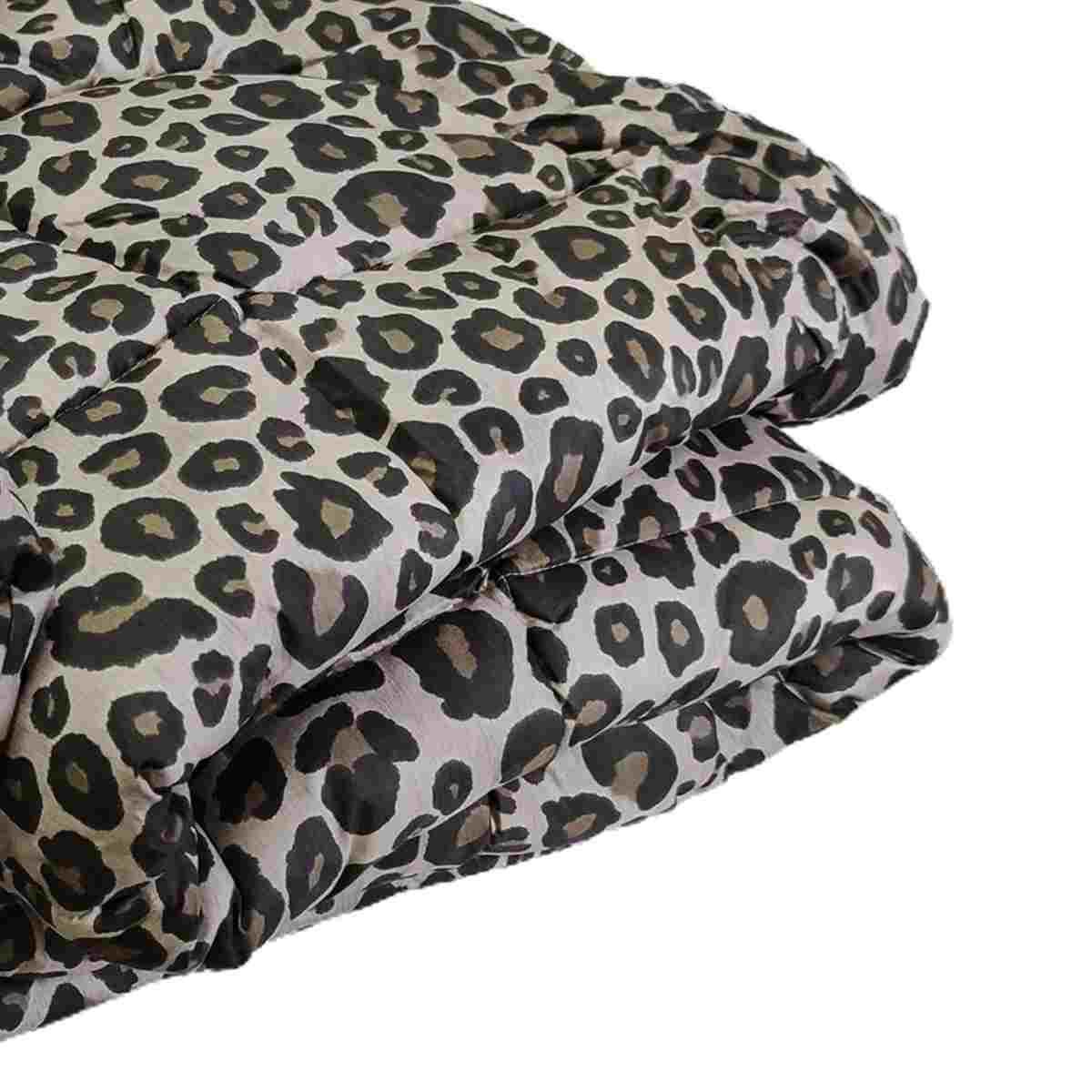 Trapunta Singola Leopard Marrone cm.70x260 | Angelo Carillo