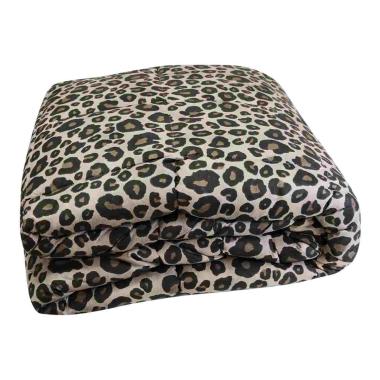 Trapunta Singola Leopard Marrone cm.70x260 | Angelo Carillo