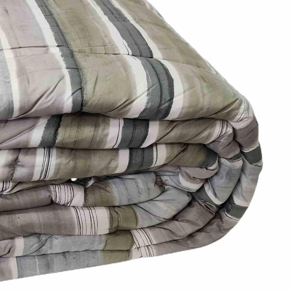 Trapunta Matrimoniale Banak Tortora cm.60x260 | Angelo Carillo