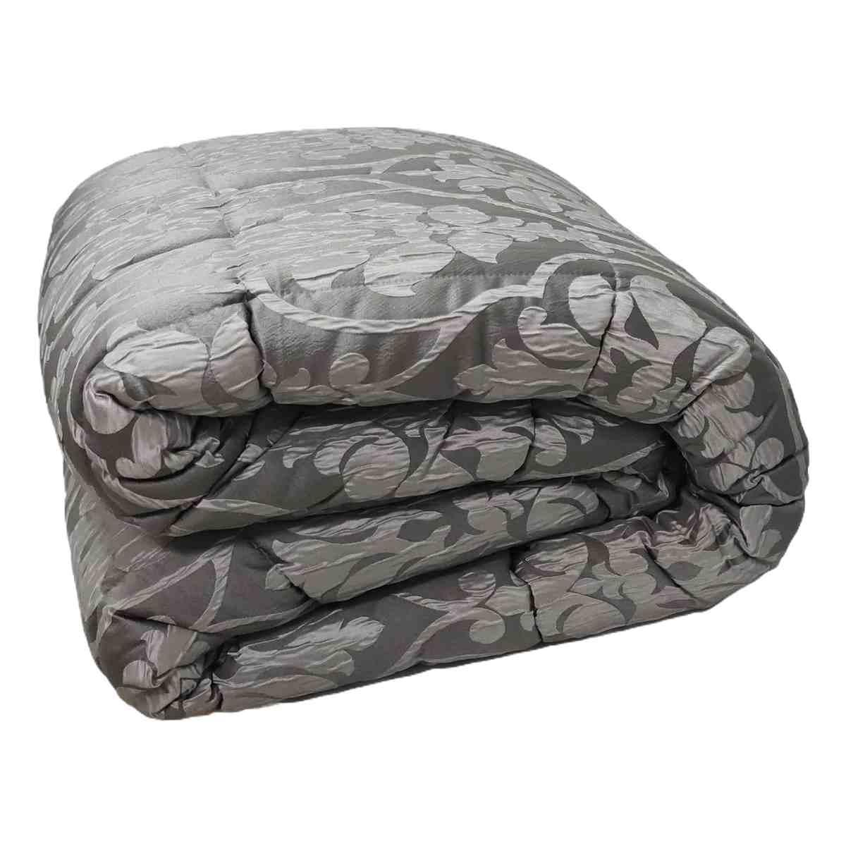 Trapunta Matrimoniale Jacquard Grigio cm.60x260 | Angelo Carillo