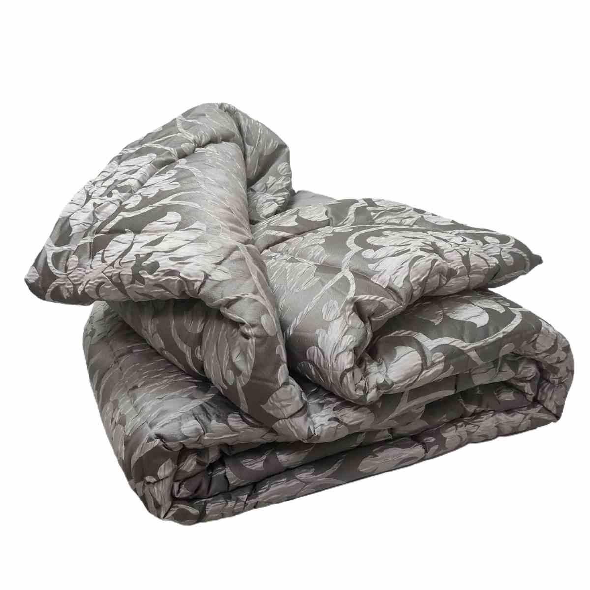 Trapunta Matrimoniale Jacquard Grigio cm.60x260 | Angelo Carillo