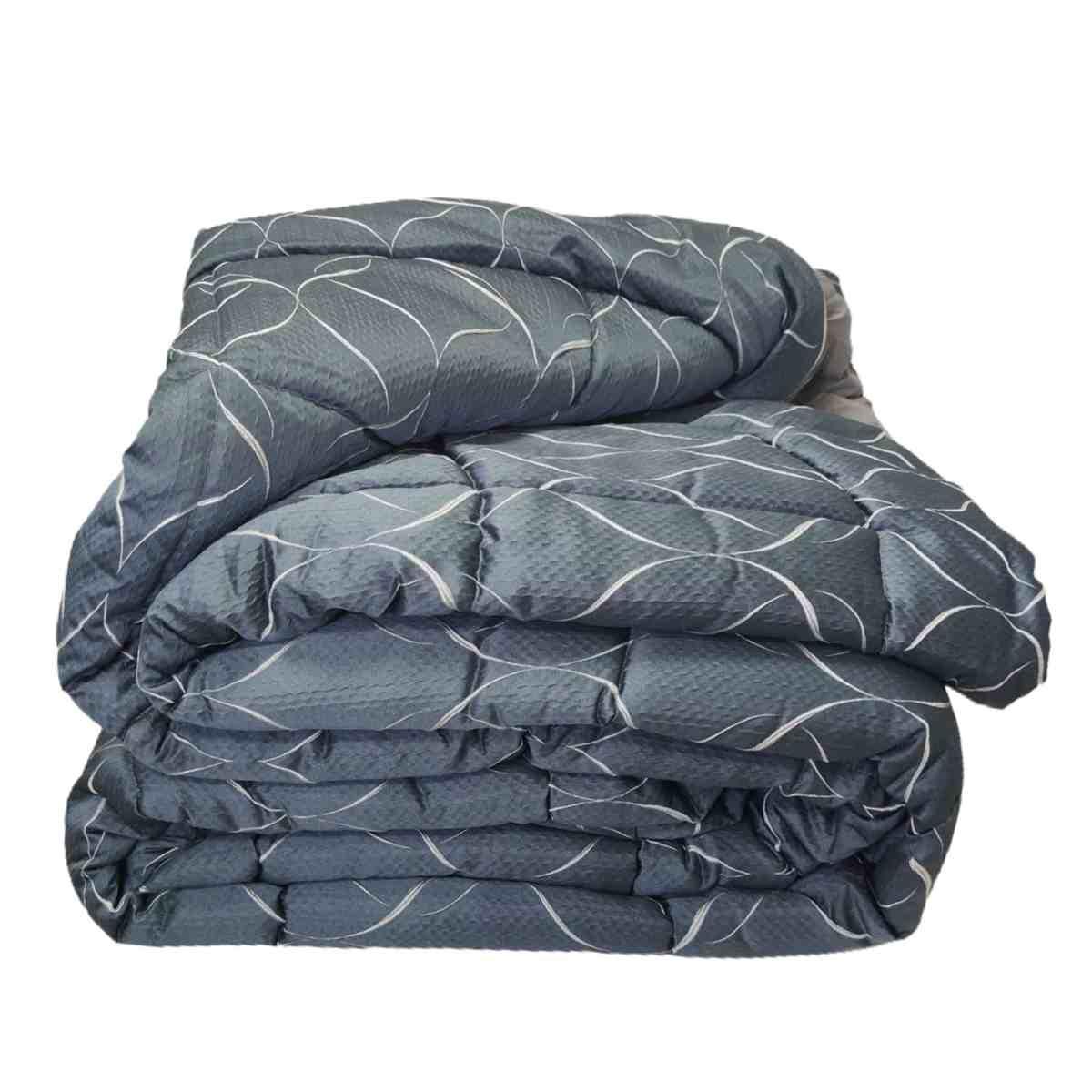 Trapunta Matrimoniale Jaquard Azzurro cm.60x260 | Angelo Carillo