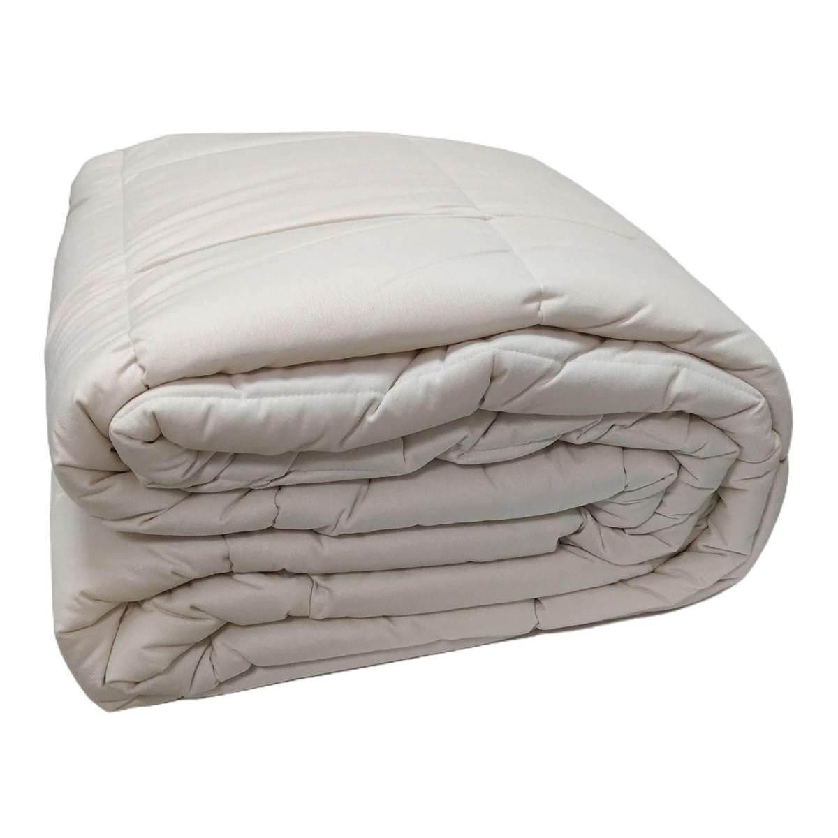 Trapunta 1 Piazza e e Mezza Claire Velluto Bianco | Angelo Carillo