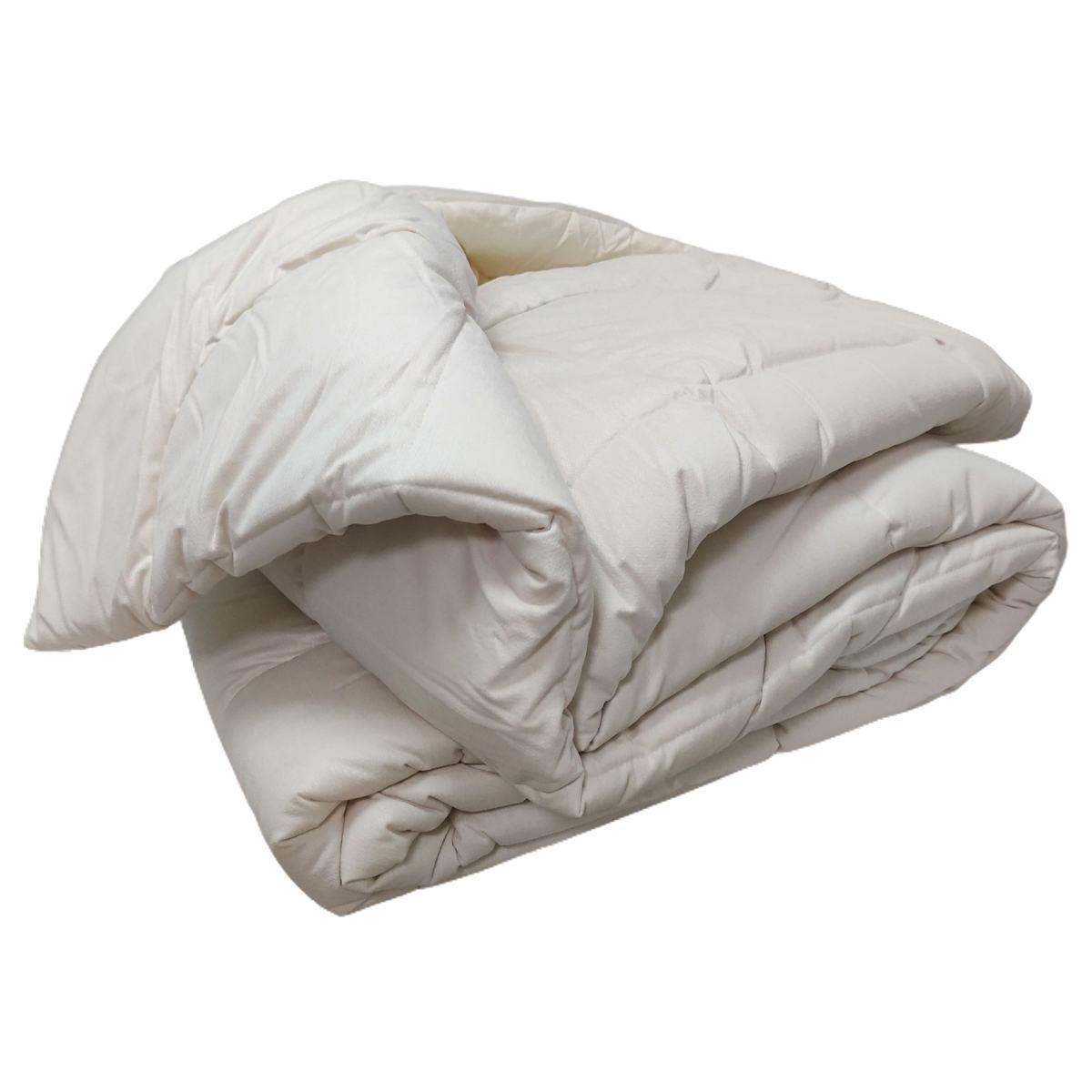 Trapunta 1 Piazza e e Mezza Claire Velluto Bianco | Angelo Carillo