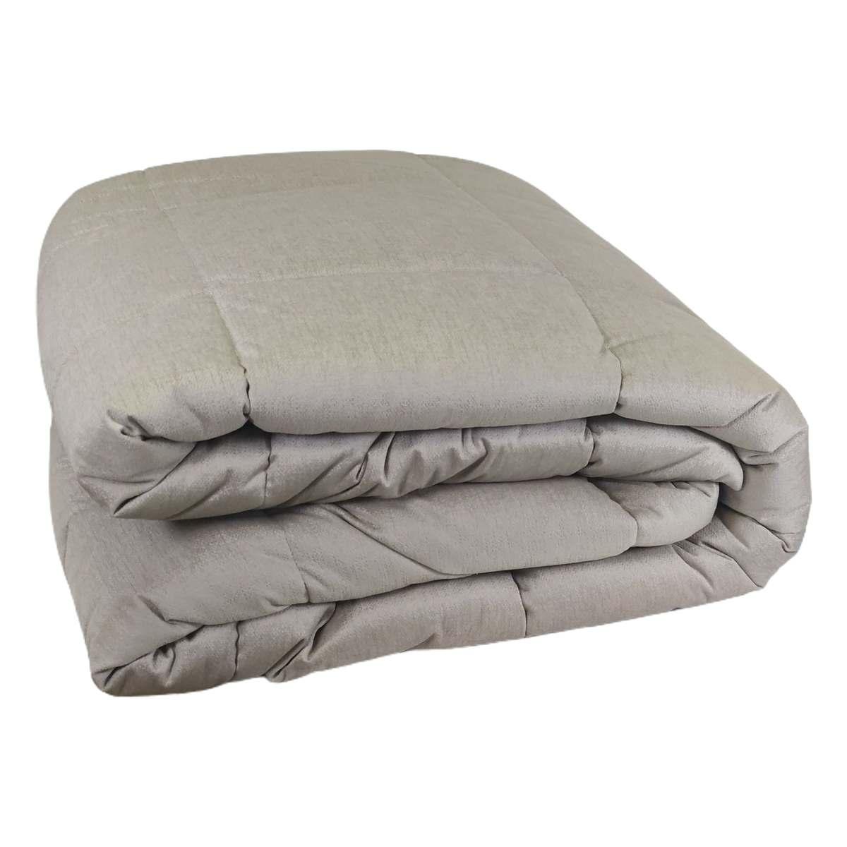 Trapunta 1 Piazza e e Mezza Claire Velluto Tortora | Angelo Carillo