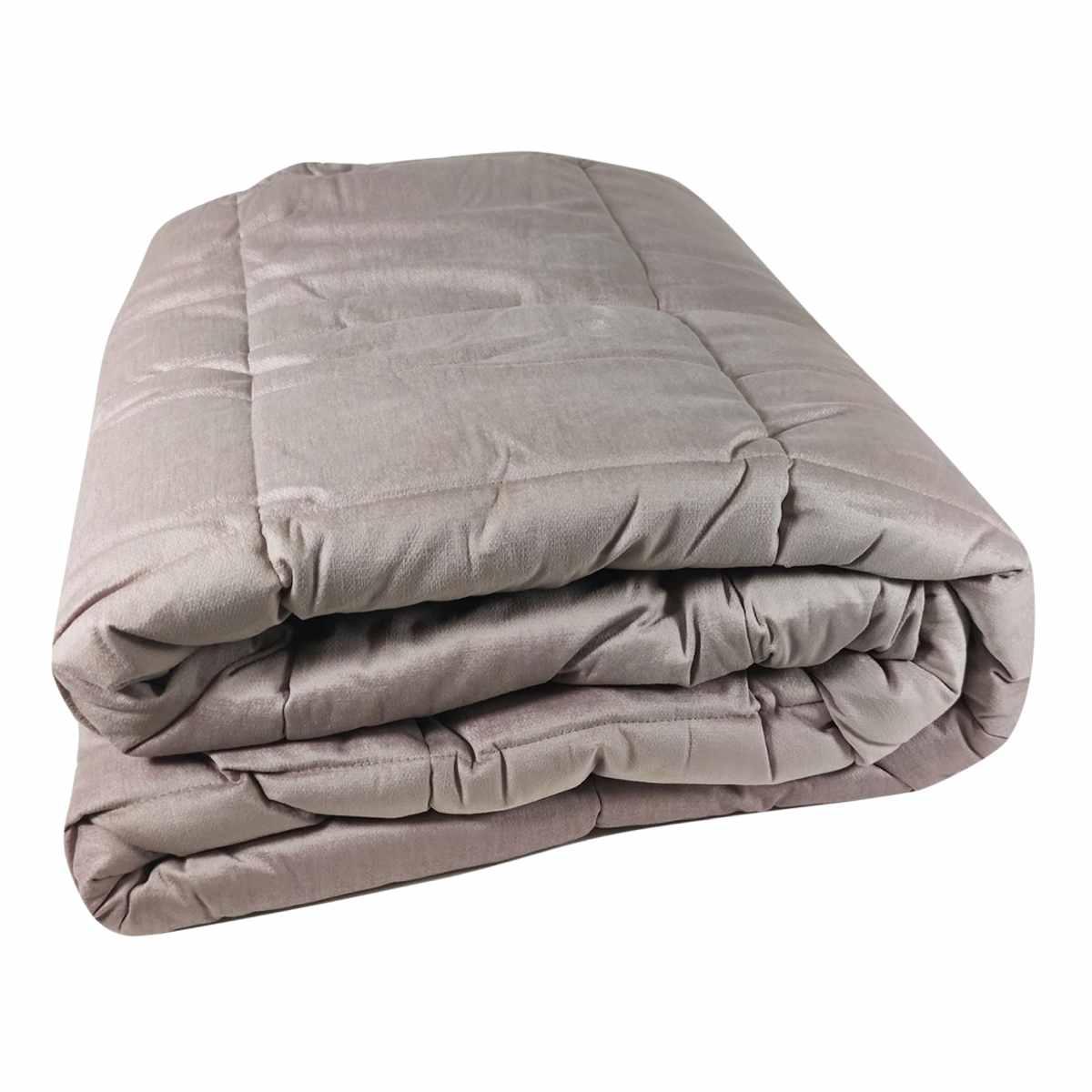 Trapunta Singola Claire Velluto Rosa cm.70x260 | Angelo Carillo