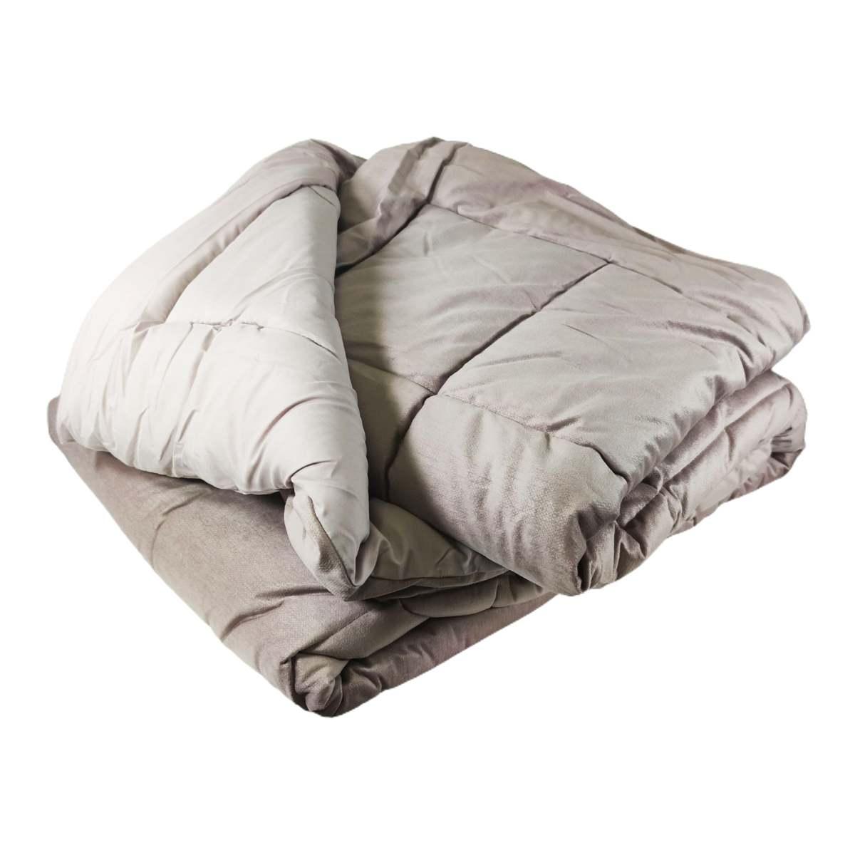 Trapunta Singola Claire Velluto Rosa cm.70x260 | Angelo Carillo