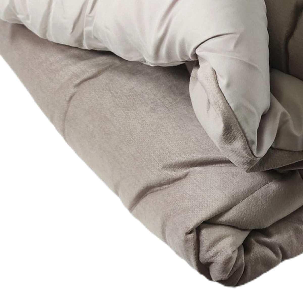 Trapunta Singola Claire Velluto Rosa cm.70x260 | Angelo Carillo