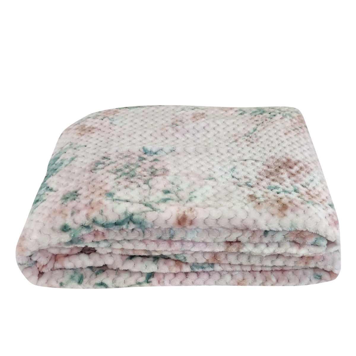 Coperta Plaid Amanda Rosa cm.130x160 | Angelo Carillo