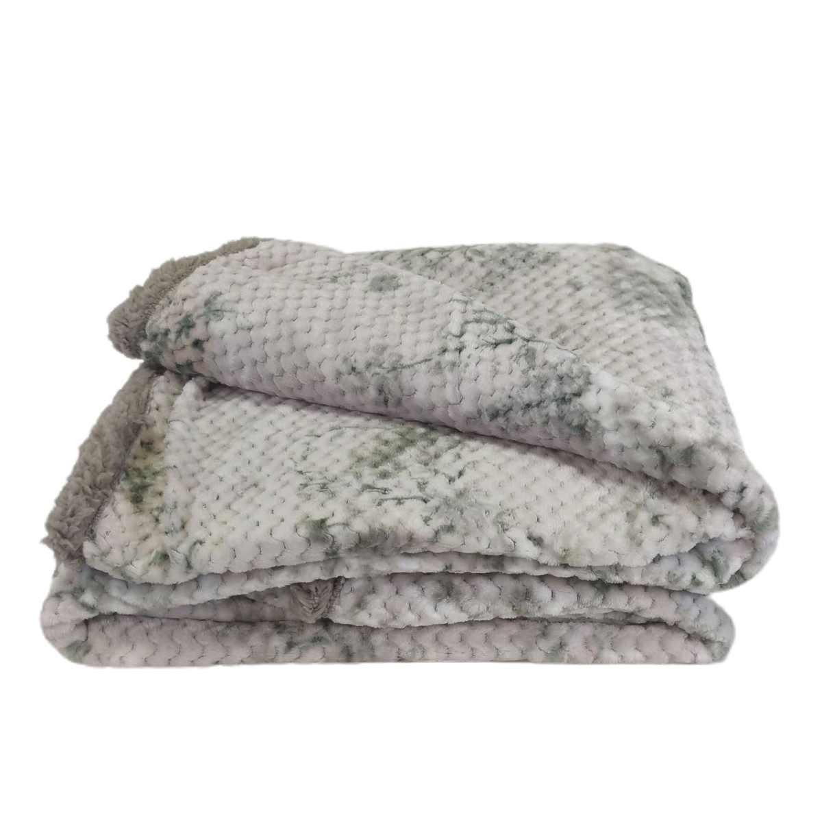 Coperta Plaid Amanda Bianca cm.130x160 | Angelo Carillo