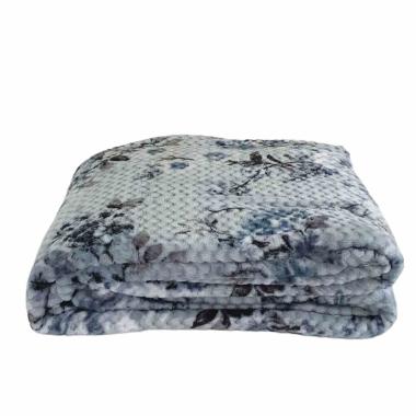 Coperta Plaid Amanda Azzurra cm.130x160 | Angelo Carillo