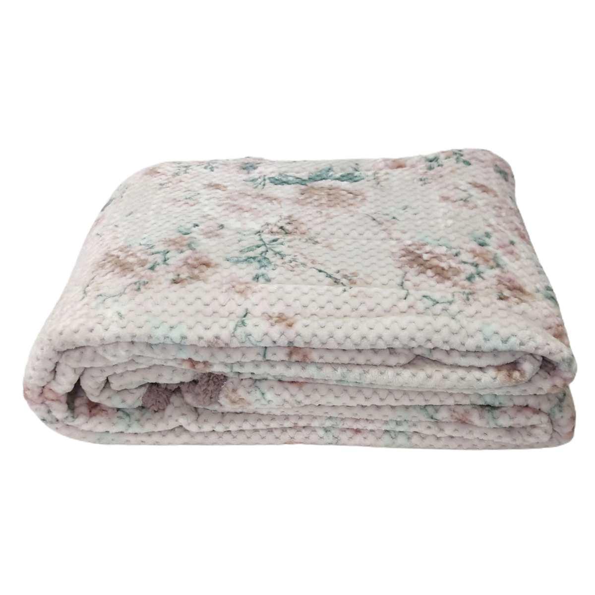 Coperta Plaid Amanda Rosa cm.200x220 | Angelo Carillo