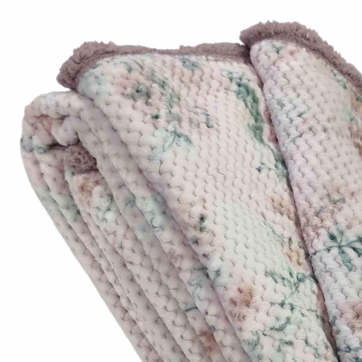 Coperta Plaid Amanda Rosa cm.200x220 | Angelo Carillo