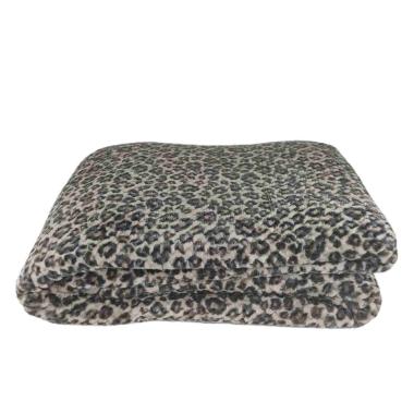 Coperta Plaid Leopard Marrone cm.130x160 | Angelo Carillo