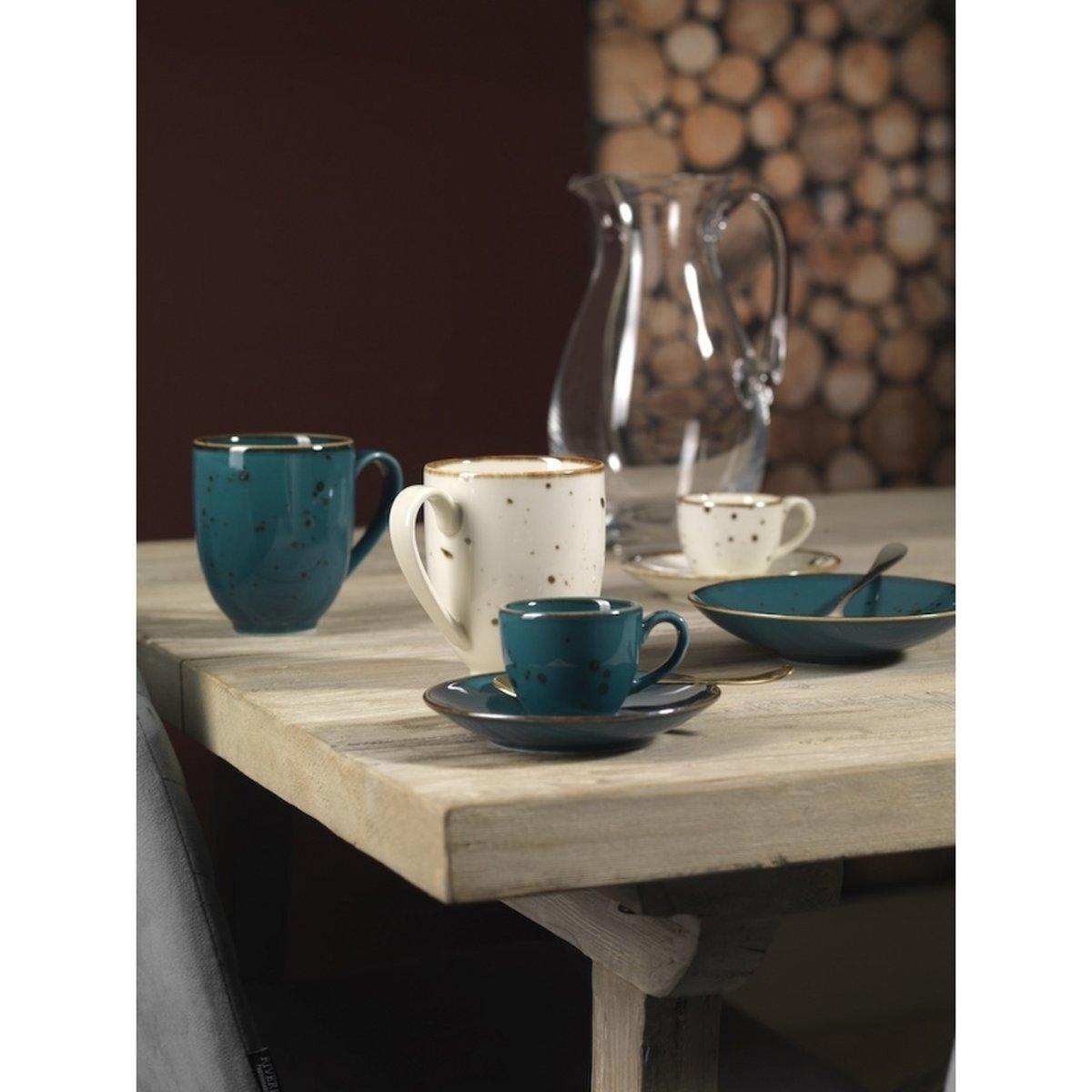 Tazzine Caff Set pz.6 Porcellana Weissestal Bianca | Weissestal