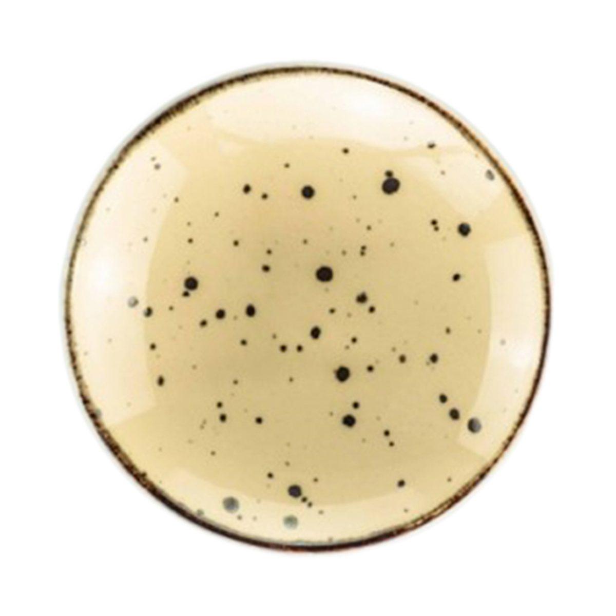 Piatto Tavola Porcellana Weissestal cm.15 Beige | Weissestal