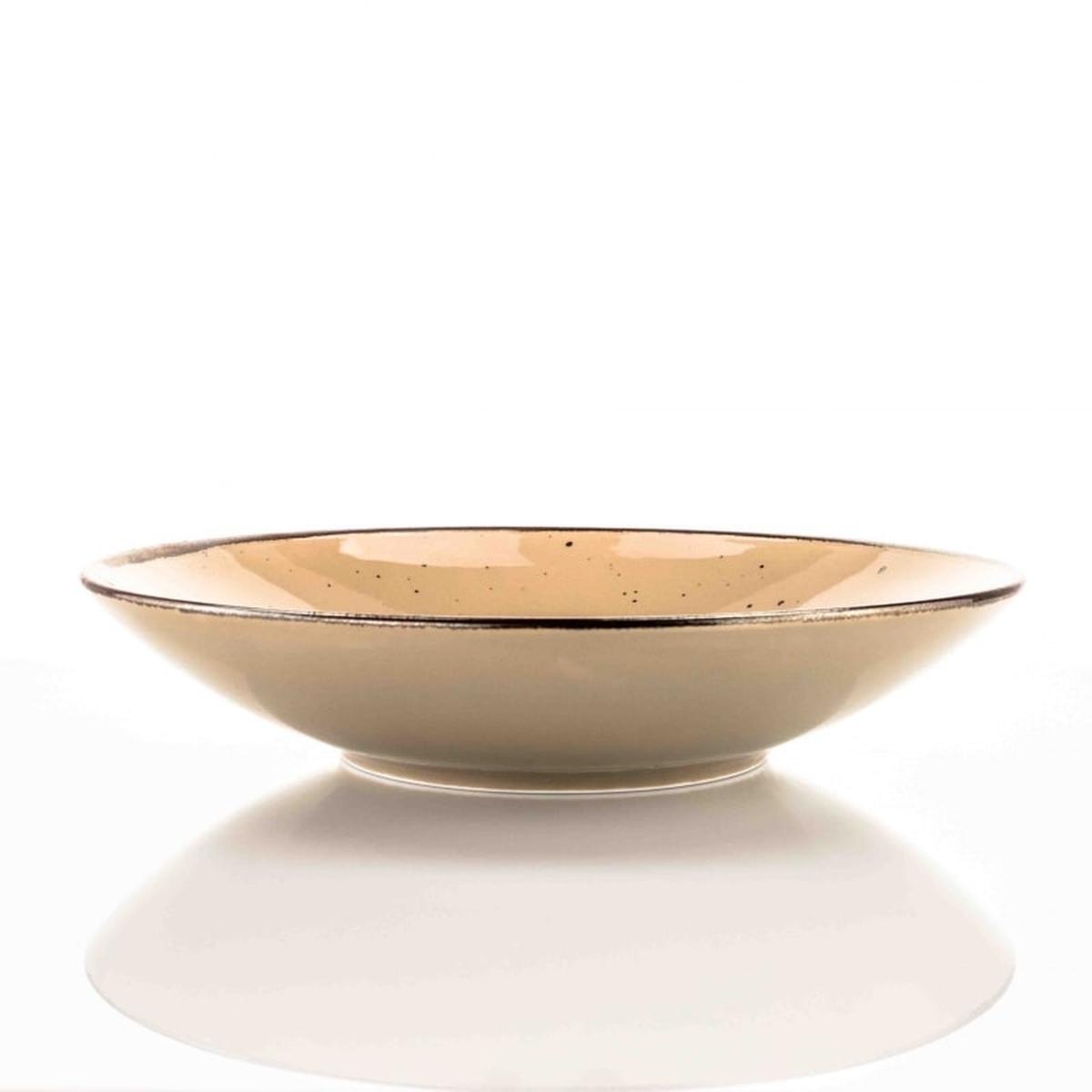 Piatto Tavola Porcellana Weissestal Bowl cm.28 Tortora | Weissestal