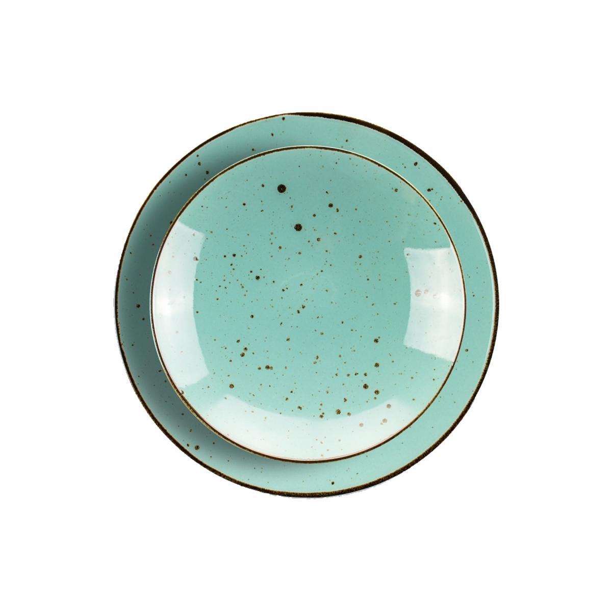 Piatto Tavola Porcellana Weissestal Fondo cm.22 Blu | Weissestal