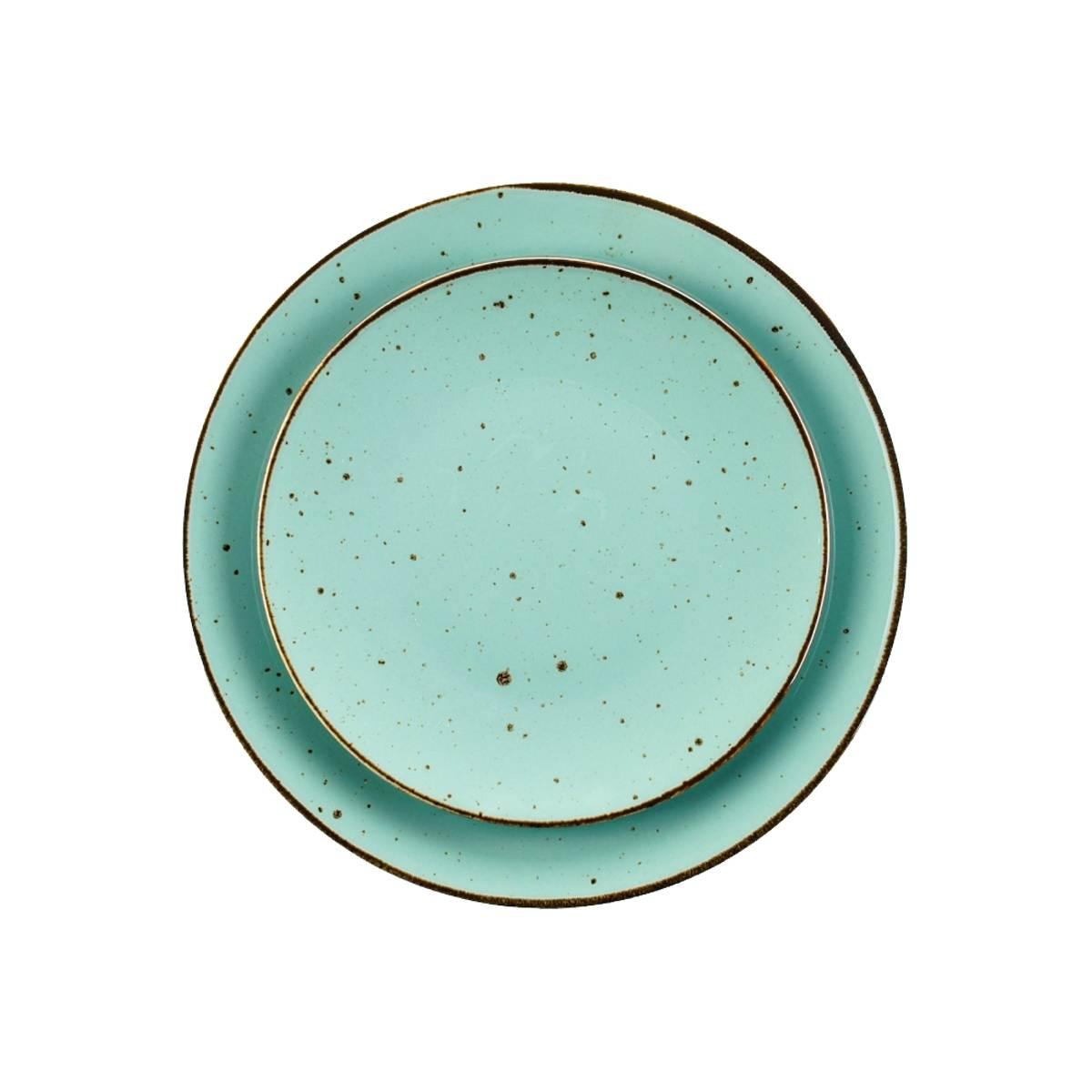 Piatto Tavola Porcellana Weissestal Frutta cm.21,5 Blu T | Weissestal