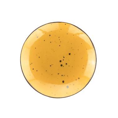 Piatto Tavola Porcellana Weissestal Fondo cm.22 Giallo | Weissestal