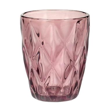 Bicchiere Vetro Singolo Acqua Loira Erica Rosa 250 | M2 Store